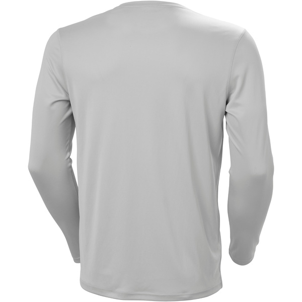 2026 Helly Hansen Mens Tech Crew Long Sleeve 2.0 49582 - Grey Fog